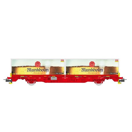 NMJ 507126 Containervagn CargoNet Lgns 42 76 443 2316-9, Munkholm