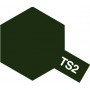Tamiya 85002 Sprayfärg TS-2 "Dark Green" matt, innehåller 100 ml