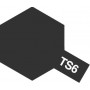 Tamiya 85006 Sprayfärg TS-6 "Matt Black" matt, innehåller 100 ml