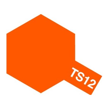 Tamiya 85012 Sprayfärg TS-12 "Orange" blank, innehåller 100 ml