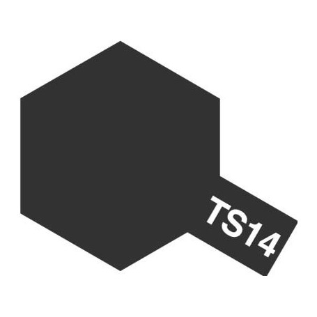 Tamiya 85014 Sprayfärg TS-14 "Black" blank, innehåller 100 ml