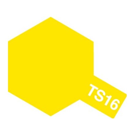Tamiya 85016 Sprayfärg TS-16 "Yellow" blank, innehåller 100 ml