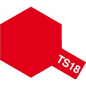 Tamiya 85018 Sprayfärg TS-18 "Metallic Red" blank, innehåller 100 ml