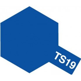 Tamiya 85019 Sprayfärg TS-19 "Metallic Blue" blank, innehåller 100 ml