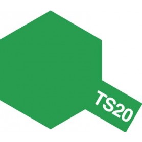 Tamiya 85020 Sprayfärg TS-20 "Metallic Green" blank, innehåller 100 ml