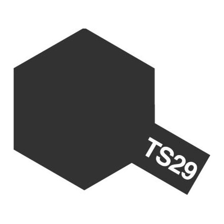 Tamiya 85029 Sprayfärg TS-29 "Semi Gloss Black" halvblank, innehåller 100 ml