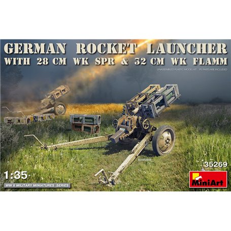 MiniArt 35269 German Rocket Launcher with 28cm WK Spr and 32cm WK Flamm
