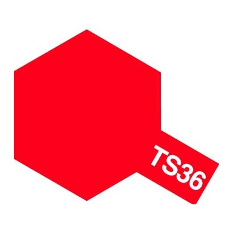Tamiya 85036 Sprayfärg TS-36 "Fluorescent Red" blank, innehåller 100 ml