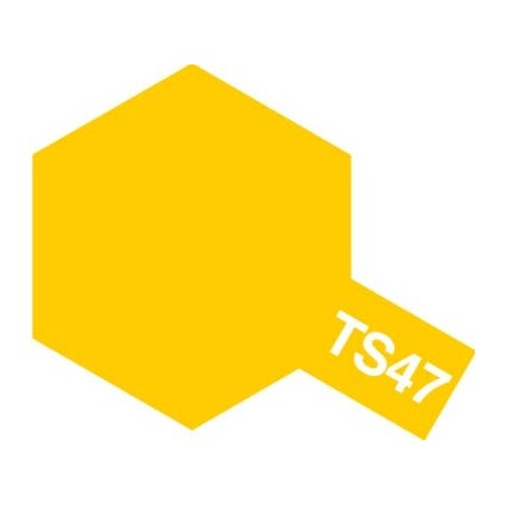 Tamiya 85047 Sprayfärg TS-47 "Chrome Yellow" blank, innehåller 100 ml