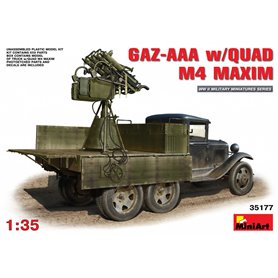 MiniArt 35177 GAZ-AAA w/QUAD M4 MAXIM