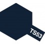 Tamiya 85053 Sprayfärg TS-53 "Deep Metallic Blue" blank, innehåller 100 ml