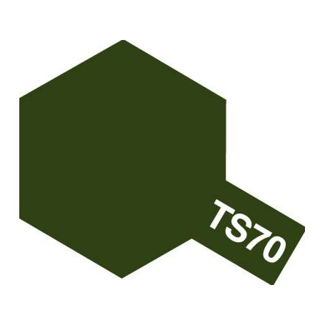 Tamiya 85070 Sprayfärg TS-70 "Olive Drab JGSDF" matt, innehåller 100 ml