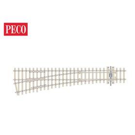 Peco SL-E1096 Växel, vänster, medium, betong