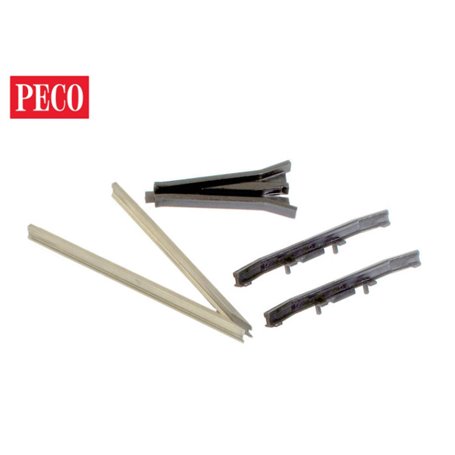 Peco IL-922 Running Rail Chairs, injection moulded components (60)