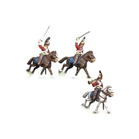 Prince August 543A Napoleon 6:e regementet, dragoner, 25 mm höga