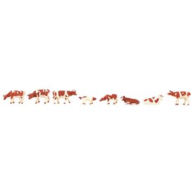 Faller 155902 Cows, brown flecked, 8 st kossor