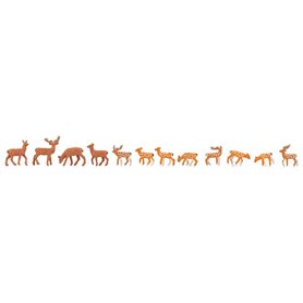 Faller 155905 Fallow deer, red deer, 12 st