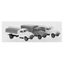 Brekina 10213 Byggsats för 3 light trucks, 1955