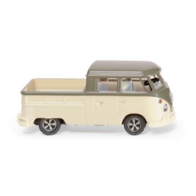 Wiking 78907 VW T1 double cabin - olive grey/oyster white