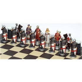 Prince August 711 The Crusaders "Richard the Lionheart" Chess Set side moulds