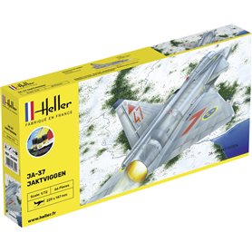 Heller 56309 Flygplan Starter kit JA-37 Jaktviggen