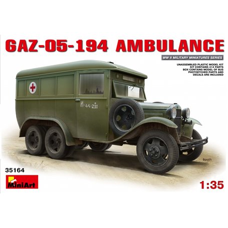 MiniArt 35164 Markfordon GAZ-05-194 AMBULANCE