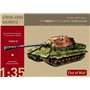 Modelcollect 35012 Tanks Fist of War German WWII E-75 heavy tank with 128mm gun