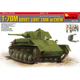 MiniArt 35194 Tanks T-70M Soviet Light Tank w/CREW. SPECIAL EDITION