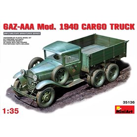 MiniArt 35136 Markfordon GAZ-AAA Mod. 1940. Cargo Truck