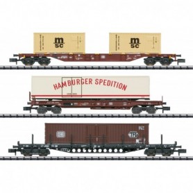 Trix 18702 Container Service Freight Car Set
