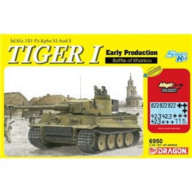 Dragon 6950 Tanks Tiger I Early Production Battle of Kharkov (Bonus Version)