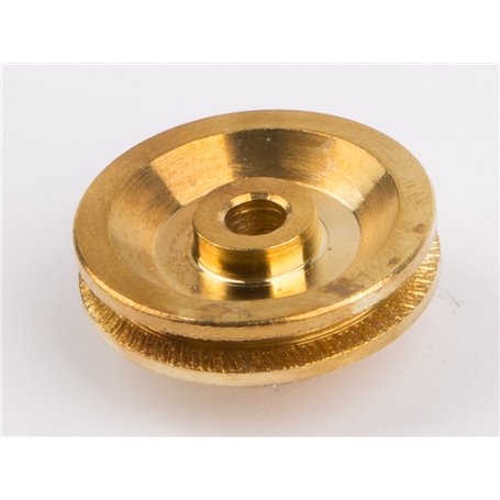 Wilesco 1631 Grooved Pulley, 24 mm, brass