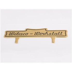Wilesco 1858 Plate "Wilesco-Werkstatt" D141
