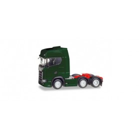 Herpa 307543-003 Scania CS 20 HD 6x2 tractor, green