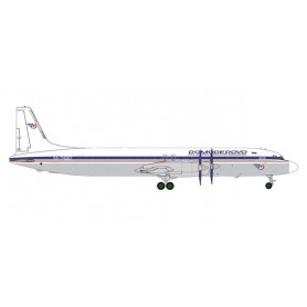 Herpa Wings 571937 Flygplan Domodedovo Airlines Ilyushin IL-18 - RA-74267