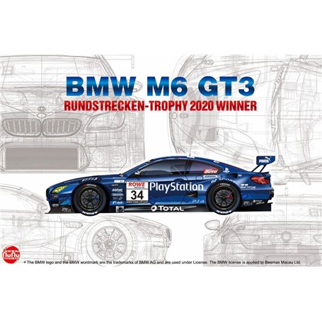 Nunu 24027 BMW M6 GT3 RUNDSTRECKEN-TROHY 2020 WINNER