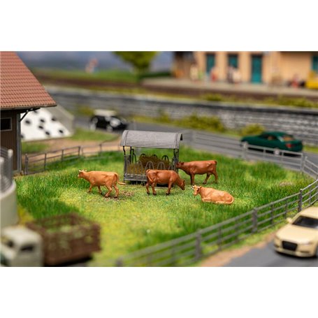 Faller 180235 Cows Figurine set with mini sound effect