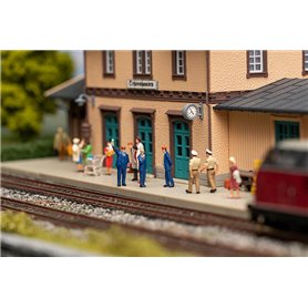 Faller 180237 Railway staff & conductor whistle Figurine set with mini sound effect