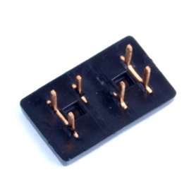 Roco 100644 Plugg för 8-poliga kontakter, svart, 1 st