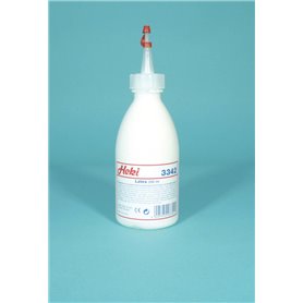 Heki 3342 Latexlim, speciellt för att göra rälsballastering, lättflytande, 250 ml i flaska med pip