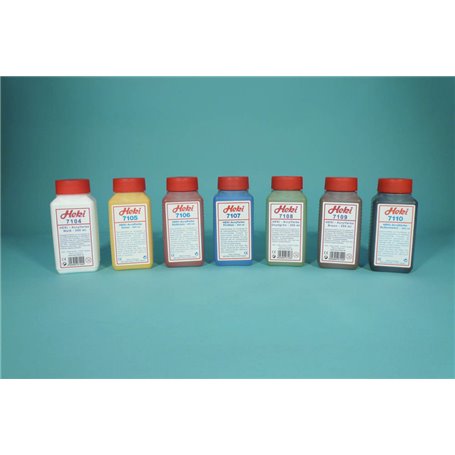 Heki 7107 Akrylfärg för underarbete, firnblå, 200 ml i flaska