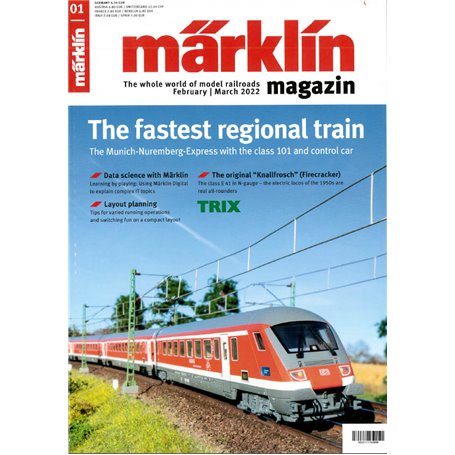 Märklin 365653 Märklin Magazin 1/2022 Engelska