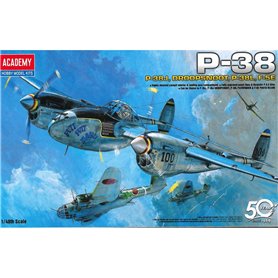 Academy 12282 Flygplan P-38J Combination Version
