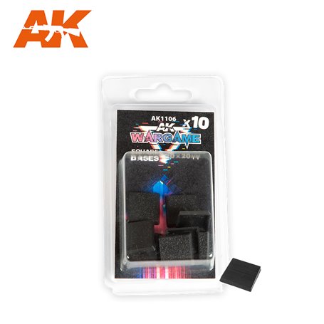 AK Interactive AK1106 Bottenplatta för diorama, 20x20 mm, 10 st