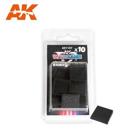 AK Interactive AK1107 Bottenplatta för diorama, 25x25 mm, 10 st