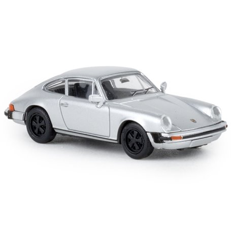 Brekina 16320 Porsche 911 G, silver, 1976, TD