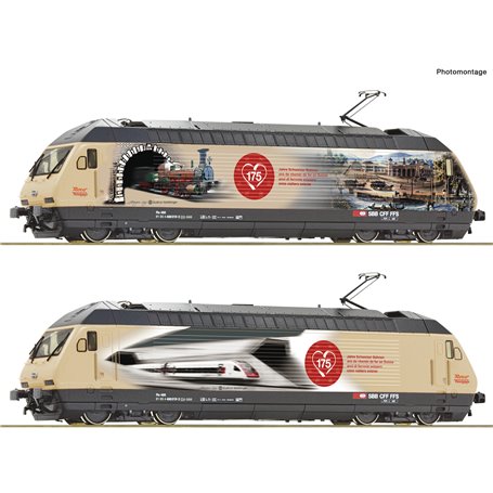 Roco 70677 Ellok klass 460 019-3 "175 years of Swiss Railways", SBB