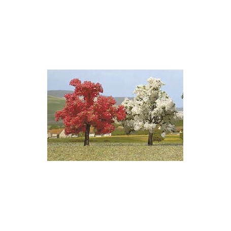 Busch 6813 Blommande träd, 2 st, 35 mm hög