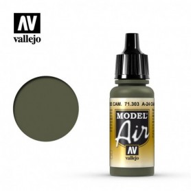 Vallejo 71303 Model Air 303 A-24M Camouflage Green 17ml