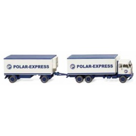 Wiking 45704 Refrigerated road train (Volvo F88) "Polar Express"